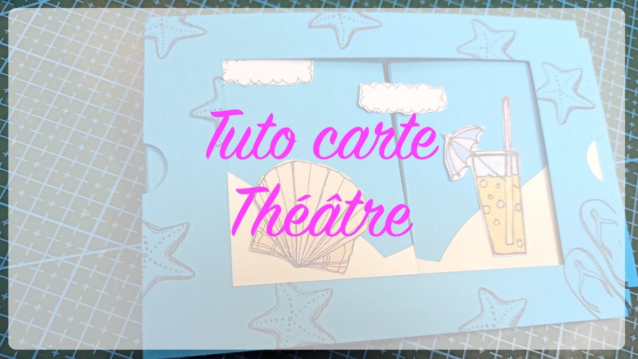 Tuto carte théâtre. On respire et on profite du spectacle... lol 🤣