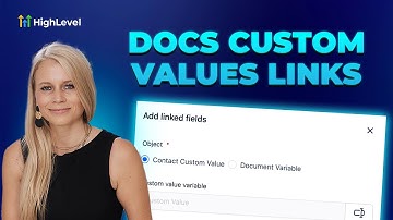 How to Link Custom Values in Documents and Contracts