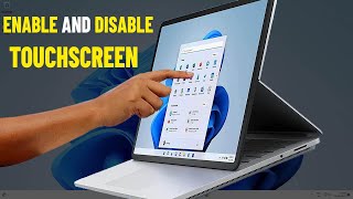 How to Enable and Disable Touch Screen in Windows 11 / 10 | Turn On & Off touchscreen 💻✅