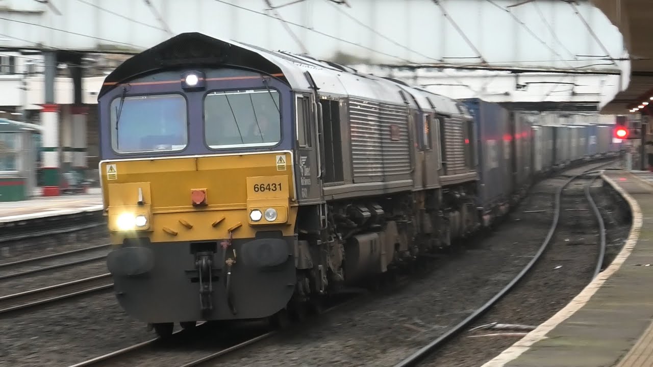 Fantastic Very Cold Afternoon at Lancaster Station Freight/Passenger Trains 26 January 2026 WCML 