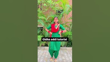 Gidha addi tutorial