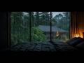 “Sleep Instantly with Rain Sounds in a Cozy Bedroom