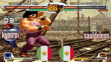 FT5 @svcsplus: kyoiroi (MX) vs sauldeleon (MX) [SNK vs Capcom Chaos Super Plus svc Fightcade] Mar 31