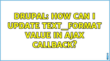 Drupal: How can I update text_format value in Ajax callback?