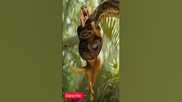 Python Attacks Baby Monkey — But What Happens Next Will Melt Your Heart #pythonattack #viralshorts
