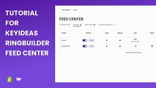 How to Manage Markup, Stock and Sales in Keyideas RingBuilder Feed Center screenshot 2