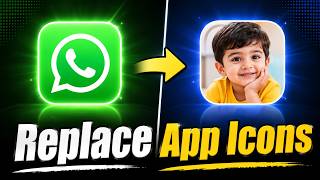 I Found a Secret Way #How to Change App Icons!😱