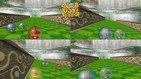 Super Monkey Ball 2: Co-op Challenge Mode 4 player Netplay 60fps
