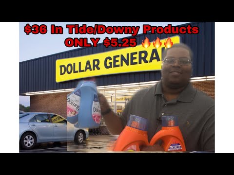 Dollar General Get $35 Worth TIde/Downy Products For $5.00 – Bomb AF Deals
