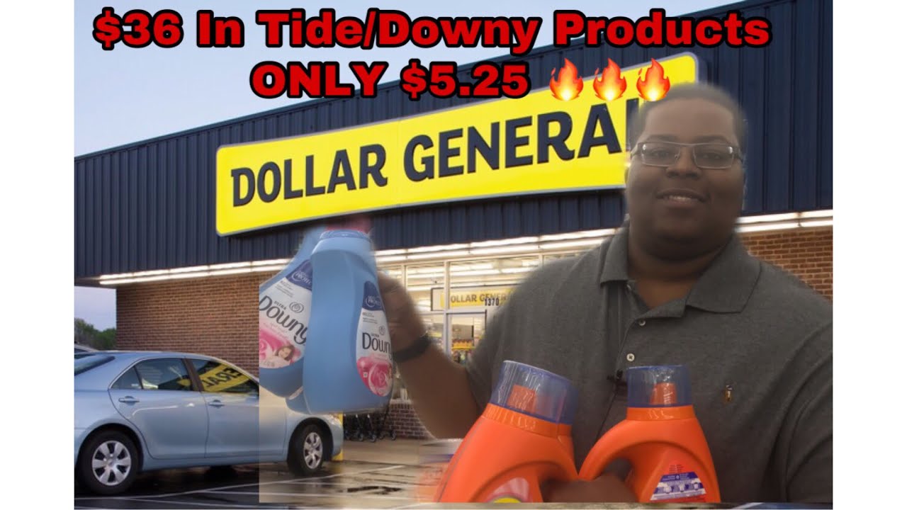 Dollar General Get $35 Worth TIde/Downy Products For $5.00 - Bomb AF Deals