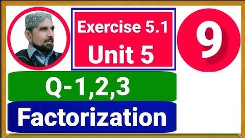 exercise 5.1 class 9 | exercise 5.1 class 9 math unit 5 | Sir Abbas#abbasmaths