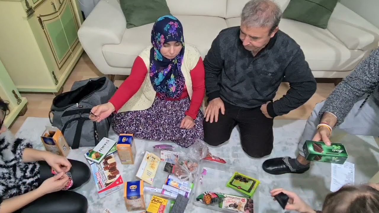 ALMANYADAN KIZIM GELDİ NELER NELER GETİRMİŞ