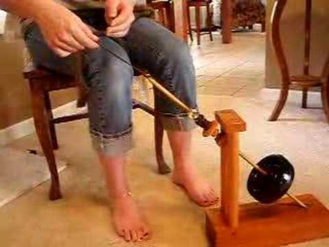 Mother Marion Spinning Wheel or Kick Wheel/Spindle Demo
