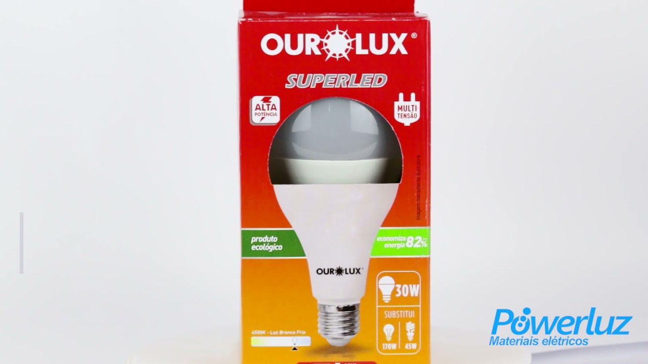 Lâmpada LED Ourolux 30w
