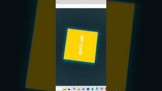 Watch This 3D Cube Animation Using HTML &amp; CSS 👀🔥 #shorts