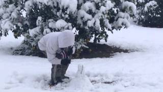 Snow in Temecula / dessert town