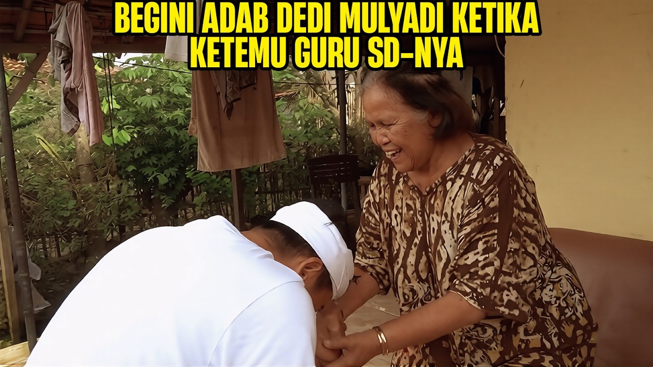 BEGINI ADAB DEDI MULYADI KETIKA KETEMU GURU SD-NYA #kdm #kangdedimulyadi #dedimulyadi