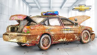 : Restoration Abandoned Chevrolet Impala | Rusty Police Car Rebuild and Customization