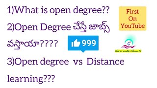 jobs after open degree telugu || career after Open degree || jobs with open degree... screenshot 4