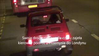 Polski Fiat 125 , Maluch na ulicach Londynu.