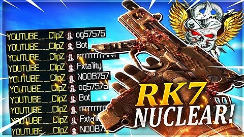 (BO4) "RK7" PISTOL NUCLEAR! "RK7" BEST CLASS SETUP after 1.17 UPDATE COD BO4 PISTOL NUCLEAR...