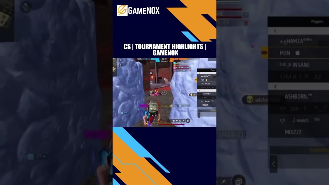Free Fire Pro League Level Gameplay 🏆 | GAMENOX | TOURNAMENT HIGHLIGHTS #FreeFireEsports