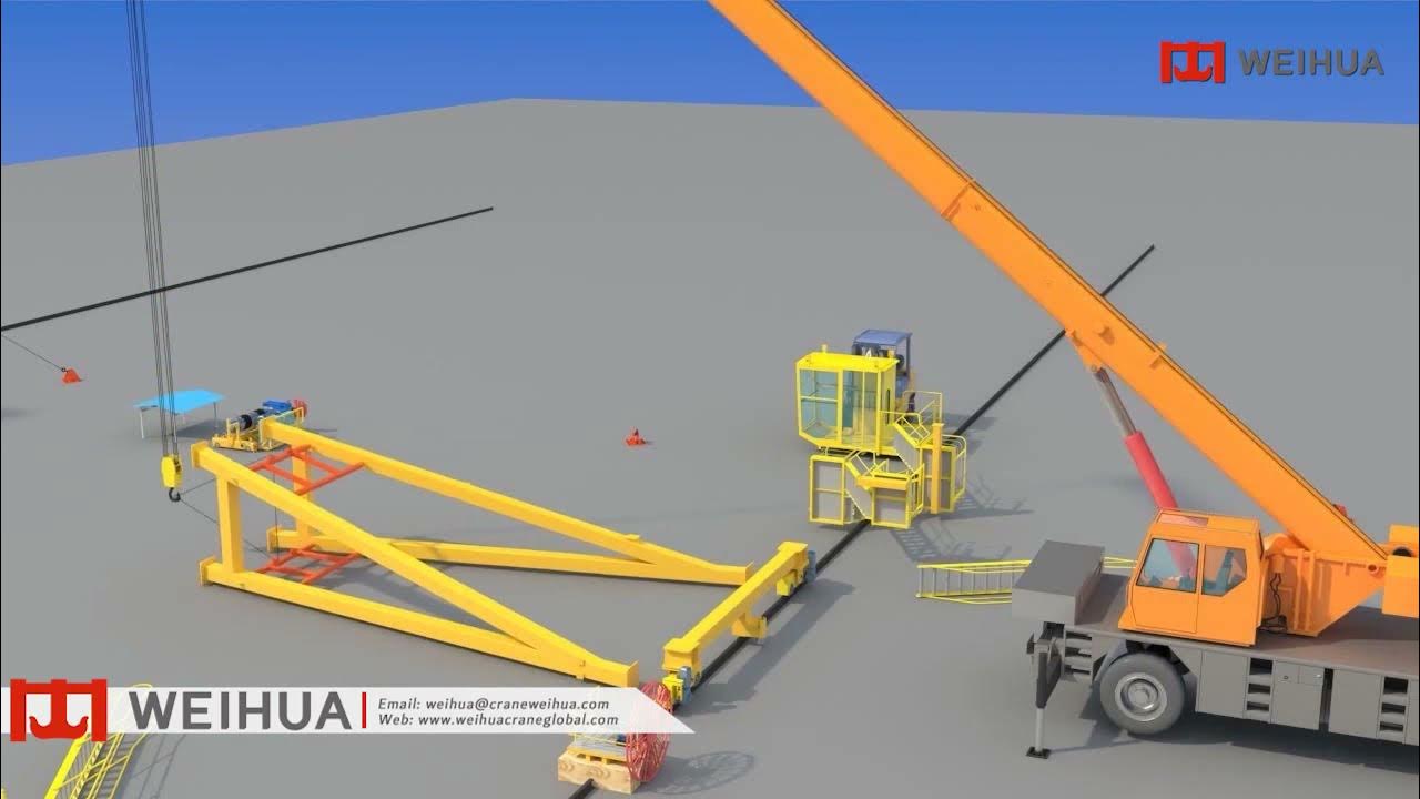Double Girder Gantry Crane Installation Guide YouTube