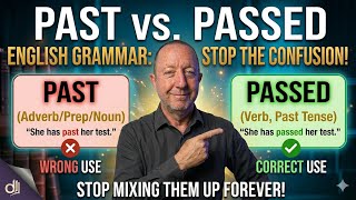 Passed vs. past—do you confuse these?#learnenglish #grammar