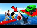 SHINCHAN AND FRANKLIN TRIED THE ULTIMATE SHARK PARKOUR CHALLENGE GTA 5