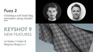 How to set up a basic soft body flag animation in Houdini 18 using the Vellum Cloth Solver