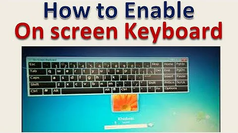 how to open onscreen keyboard in windows | how to open virtual keyboard in windows