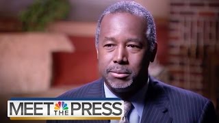 Ben Carson: Holocaust, Abortion, Roe v. Wade (Full Interview) | Meet The Press | NBC News