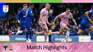 MATCH HIGHLIGHTS: AFC Wimbledon v Bradford City