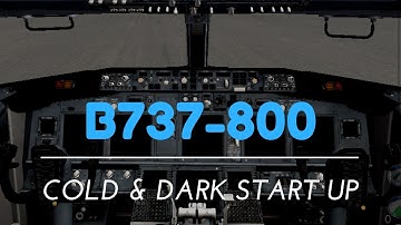 X-Plane 10 Mobile: Boeing 737- 800 Cold & Dark Start Up Tutorial