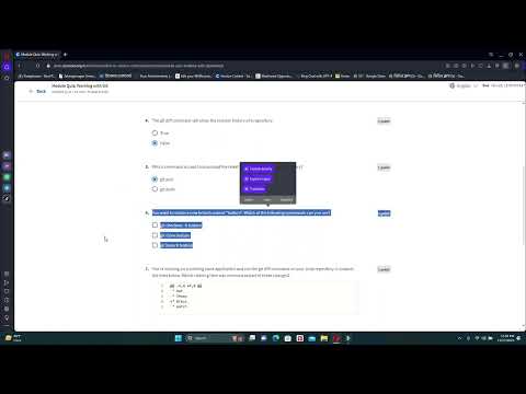 Module Quiz: Working with Git Coursera | Version Control Meta