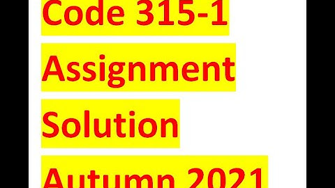 code 315 assignment 1 solution autumn 2021| aiou| solved assignments| autumn 2021| 315-1