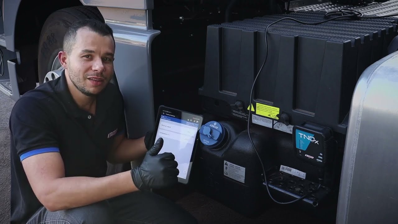 Teste Nível Ultrassónico do tanque do ARLA - TNOx