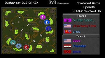 13# Service depot Service your teammate - 3v3 - Combined Arms V1.0.7 DevTest 15 (OpenRA)