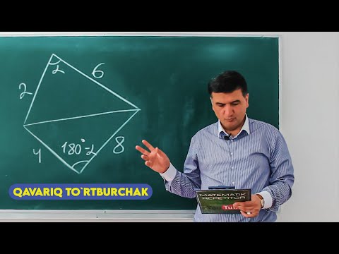 Video: To'rtburchakning burchak yig'indisi xossasi nima?