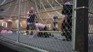 The Angel Of Death John Rare Vs Blaine Evans Inside Of A Steel Cage Camera 2