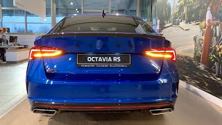 Новая Skoda Octavia RS iV 2021 - сумасшедшие светодиодные фары Matrix и окружающее освещение