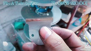 Mài lưỡi tông đơ chấn viền Codos 339 công nghệ cao sẻ bén như thế nào ?