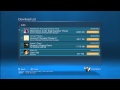 How to download content from your download list on your playstation 3