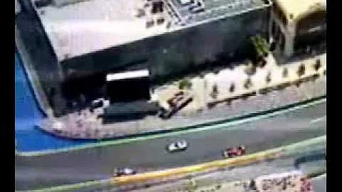 F1 Valencia 2010 - Hamilton overtakes the safety car....