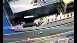 F1 Valencia 2010 - Hamilton overtakes the safety car....