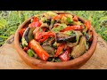Healthy Eggplant Salad Recipe | Salad Recipes | Super Ləzzətli Badımcan Salatı | asmr