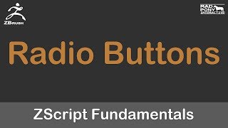 ZScript Fundamentals - Radio Buttons
