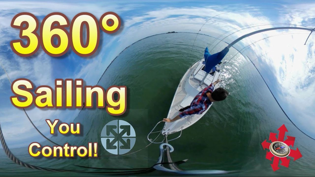 ⁣VR Sailing You Control!   360 virtual sailing.