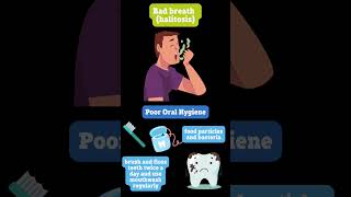 What causes bad breath?