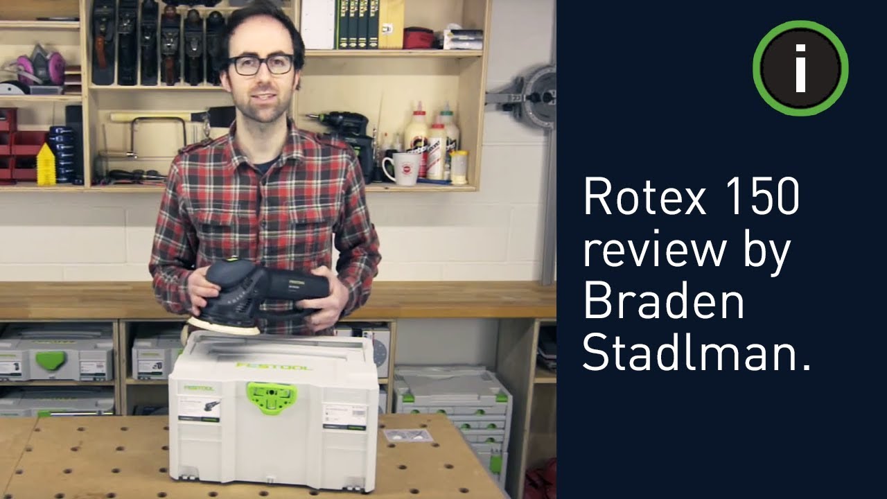 Festool Rotex 150 Multi-Mode Sander Review by Braden Stadlman - YouTube